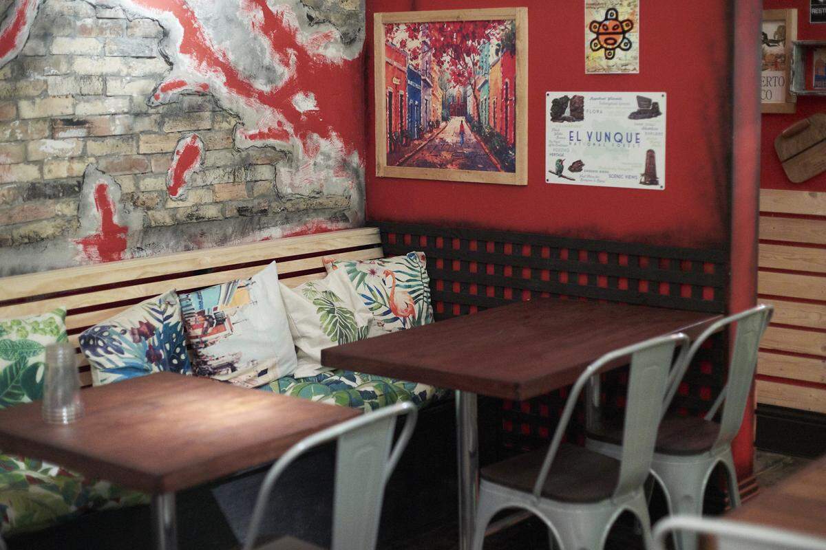 Interiors of La Placita.