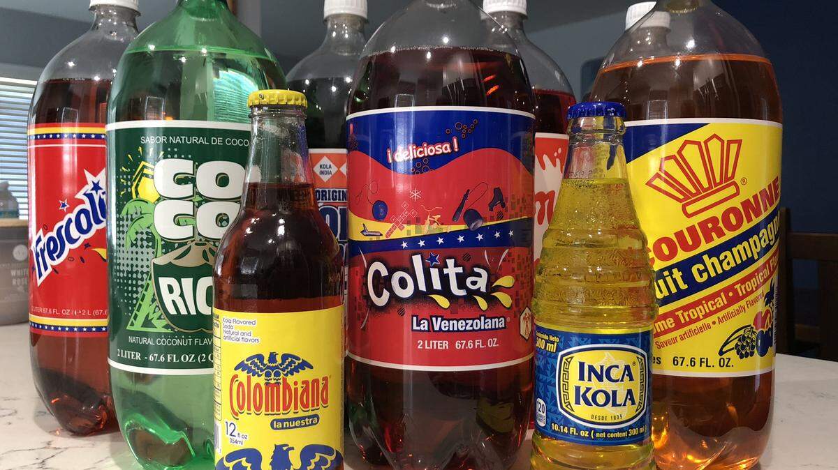 The soda aisle in a South Florida supermarket is an array of colors and flavors. We tasted some of Latin Americas soda offerings.