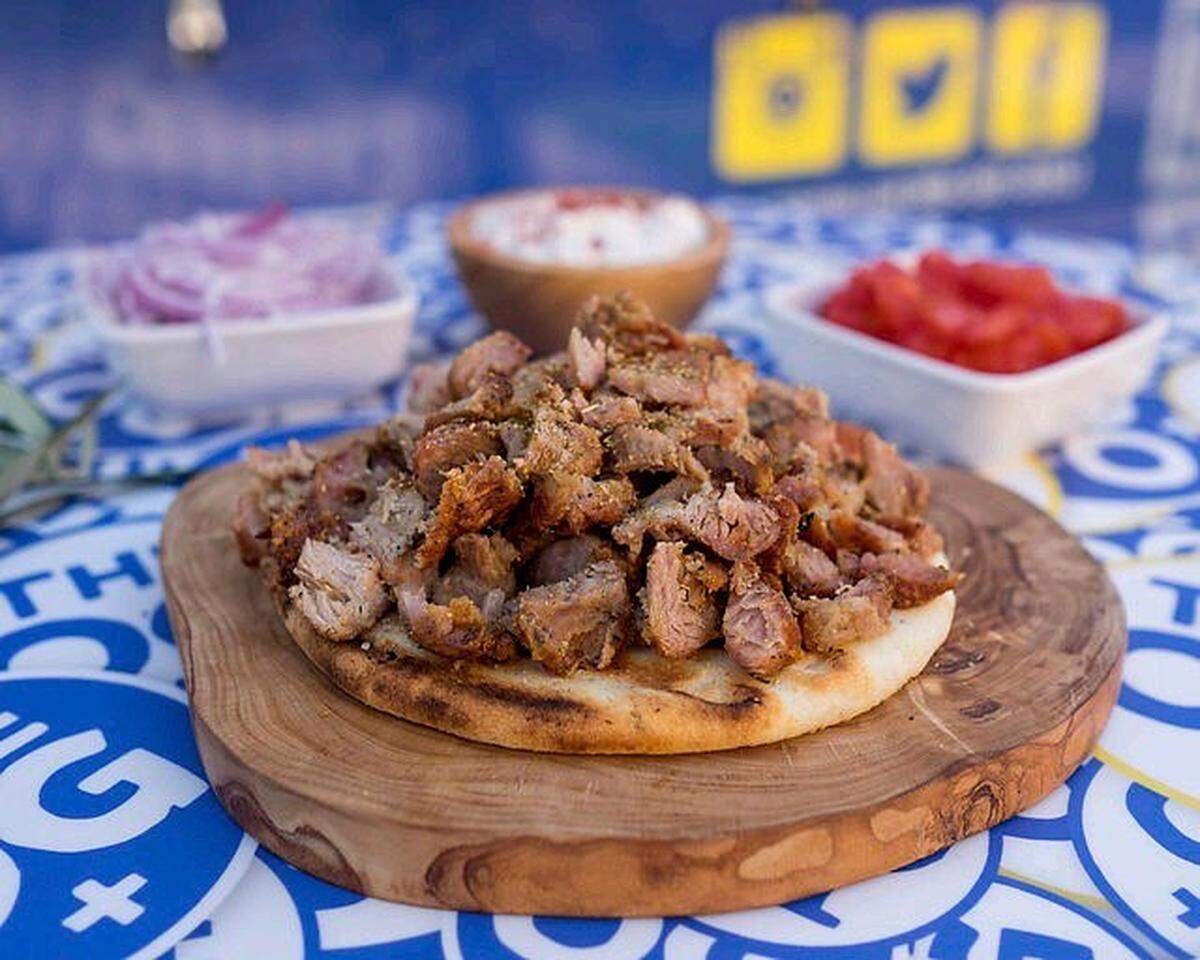Pork yeero at Original Greek.