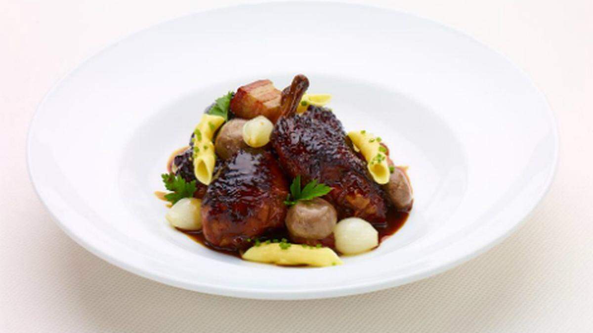 Coq au Vin at db Bistro Moderne in Miami.