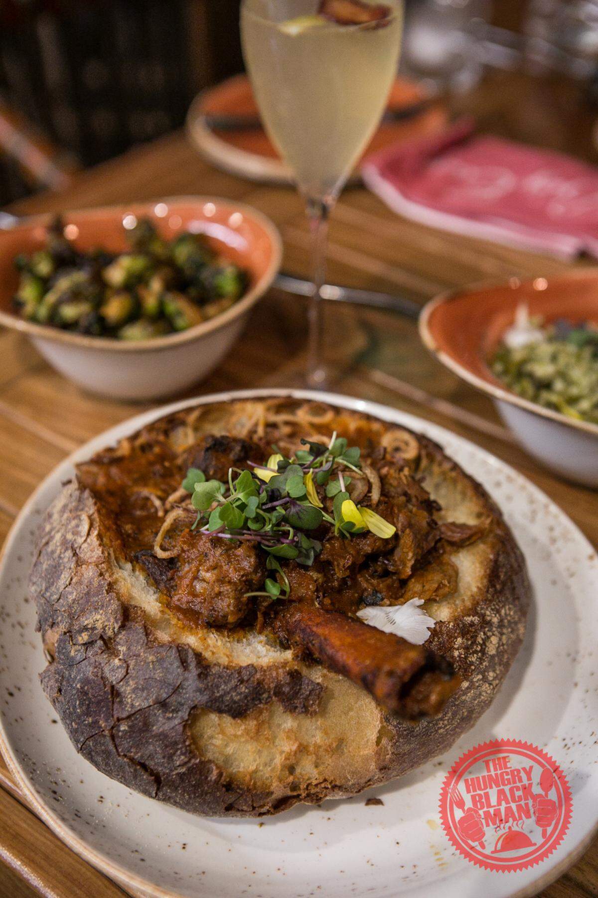 Bunny chow at Big Easy.