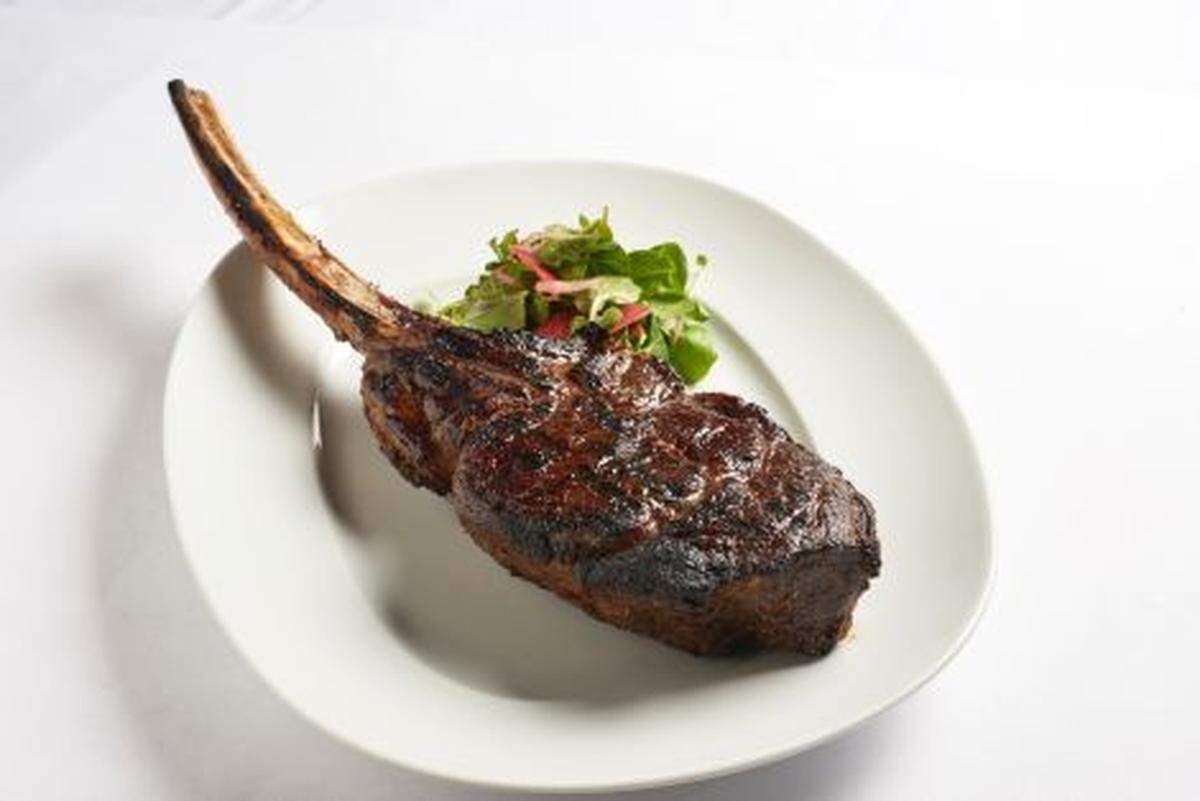 Tomahawk steak at Diplomat Prime.