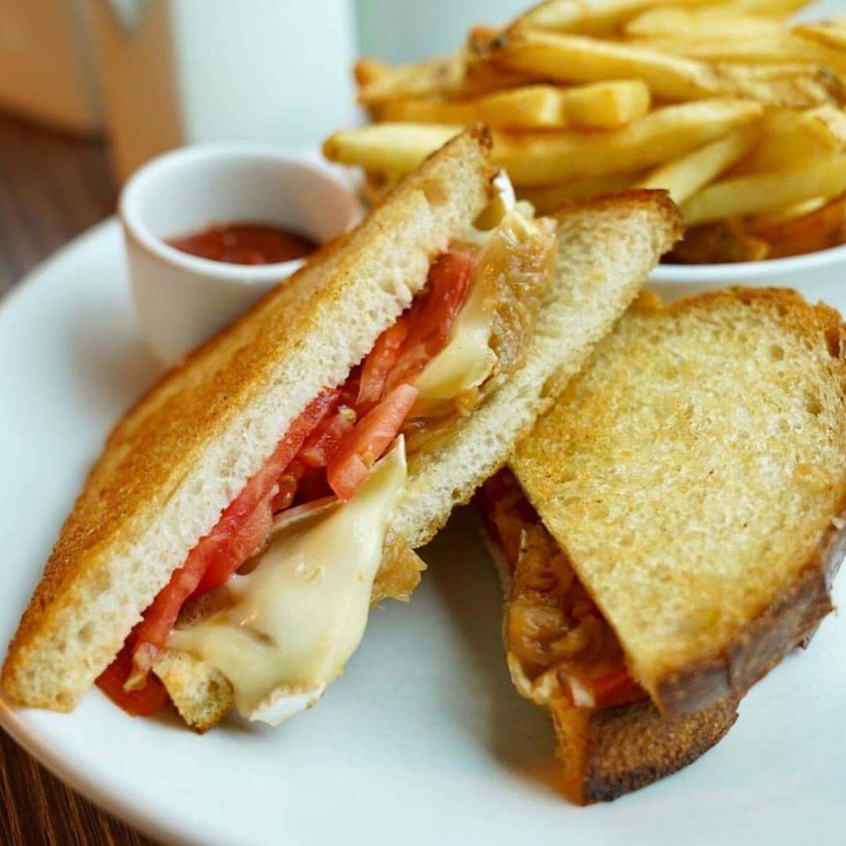 The French grilled cheese on Bakehouse Brasserie's Miami Spice lunch menu.