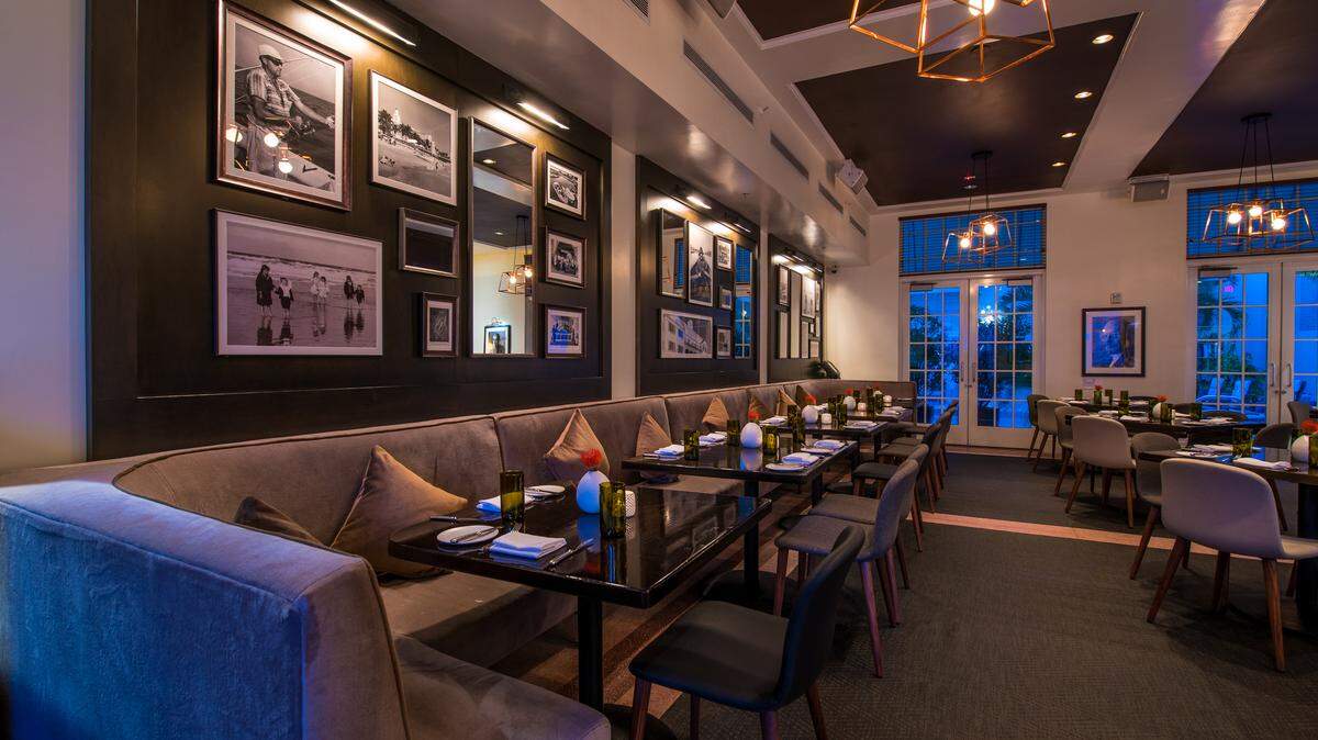 The gorgeous Betsy Hotel on Ocean Drive is the home of LT Steak & Seafood.