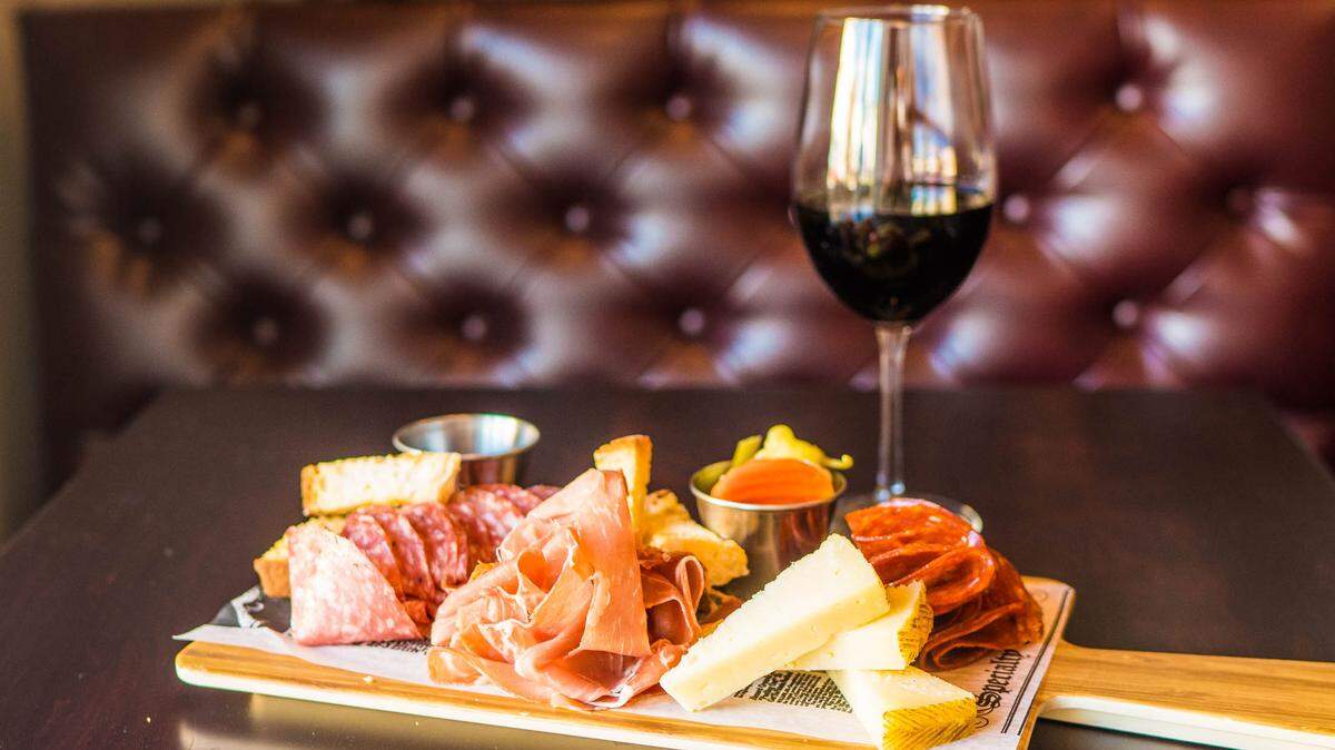 Salumi board at at Gusto RistoBar