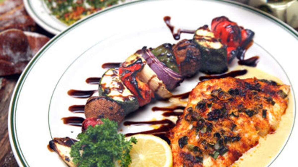 Baked Chilean Seabass by Chef Luis Padilla of The Grill on the Alley Restaurant. Photo: Roberto Koltun.