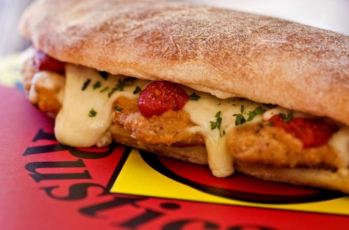 Panini at Pizza Rustica.