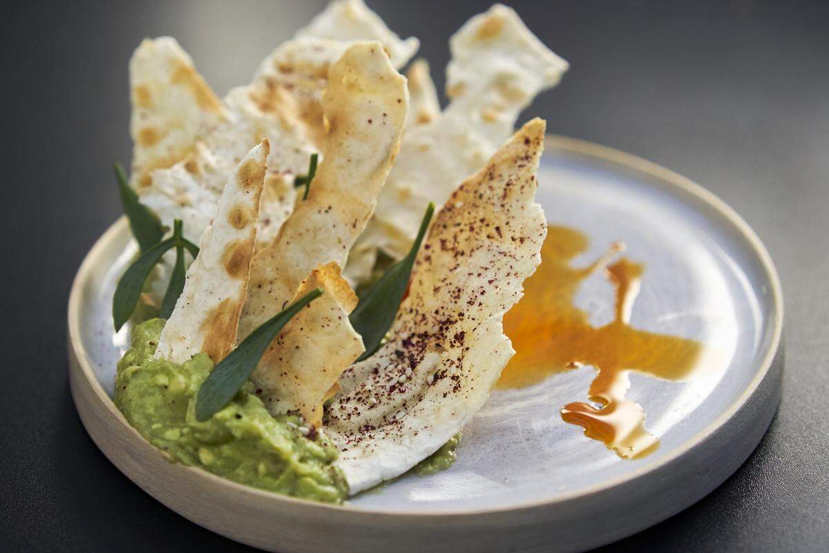 This smashed avocado plate is one of the expected items on plnthouse's menu.