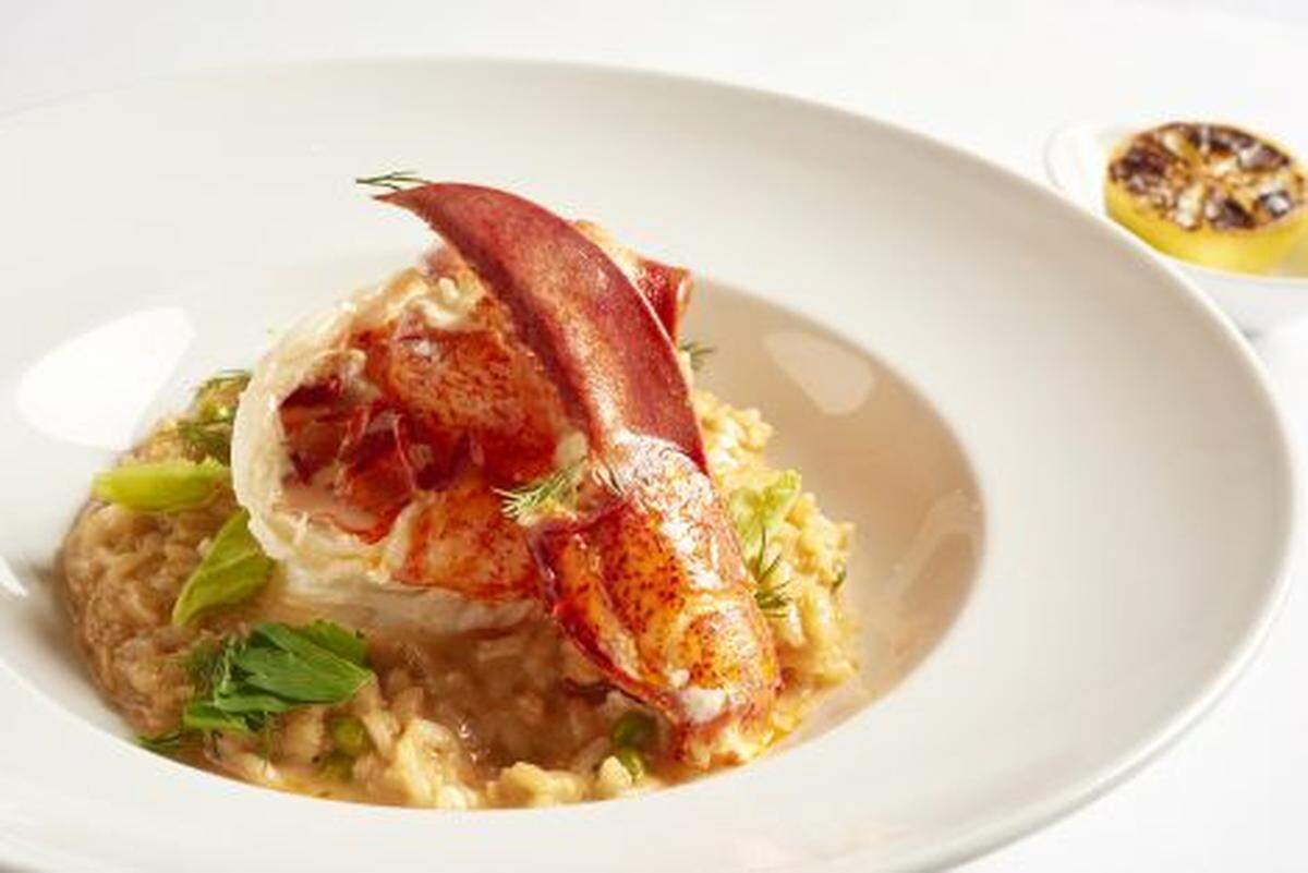 Butter-poached lobster at Diplomat Prime.