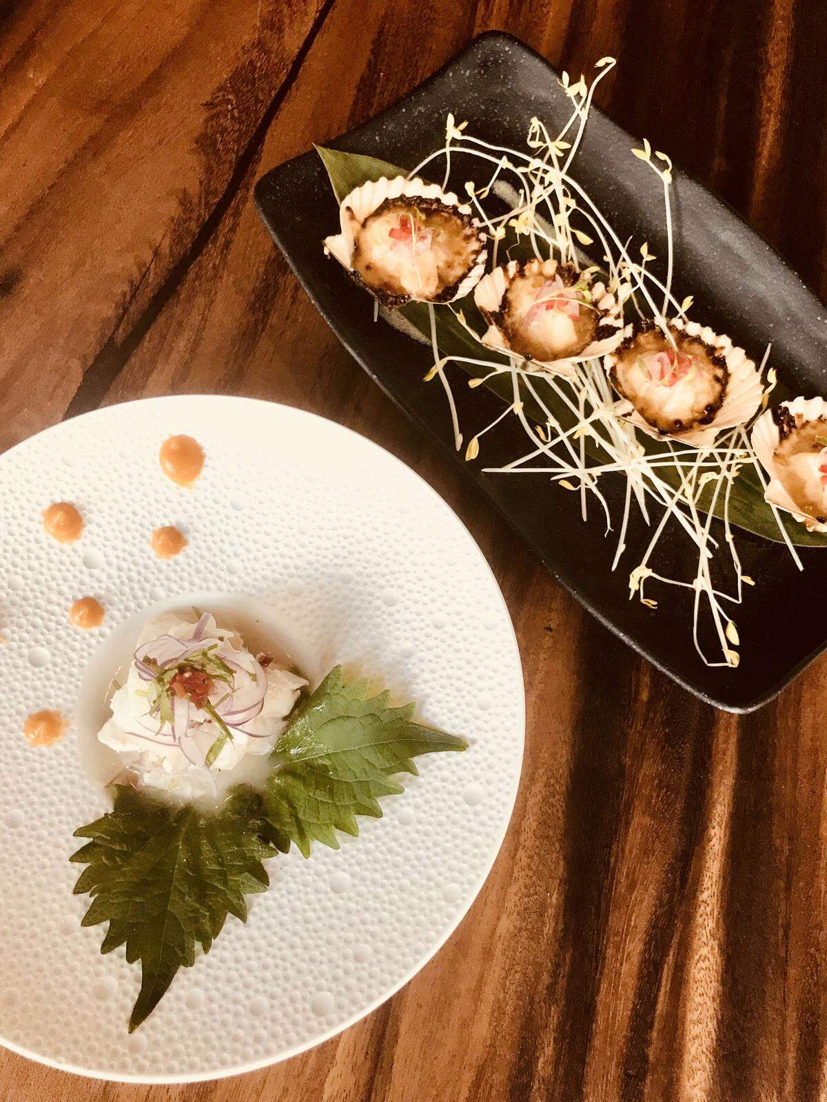 Scallop ceviche at Sakura 736.
