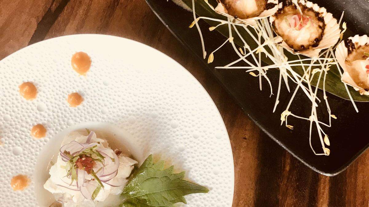 Scallop ceviche at Sakura 736.
