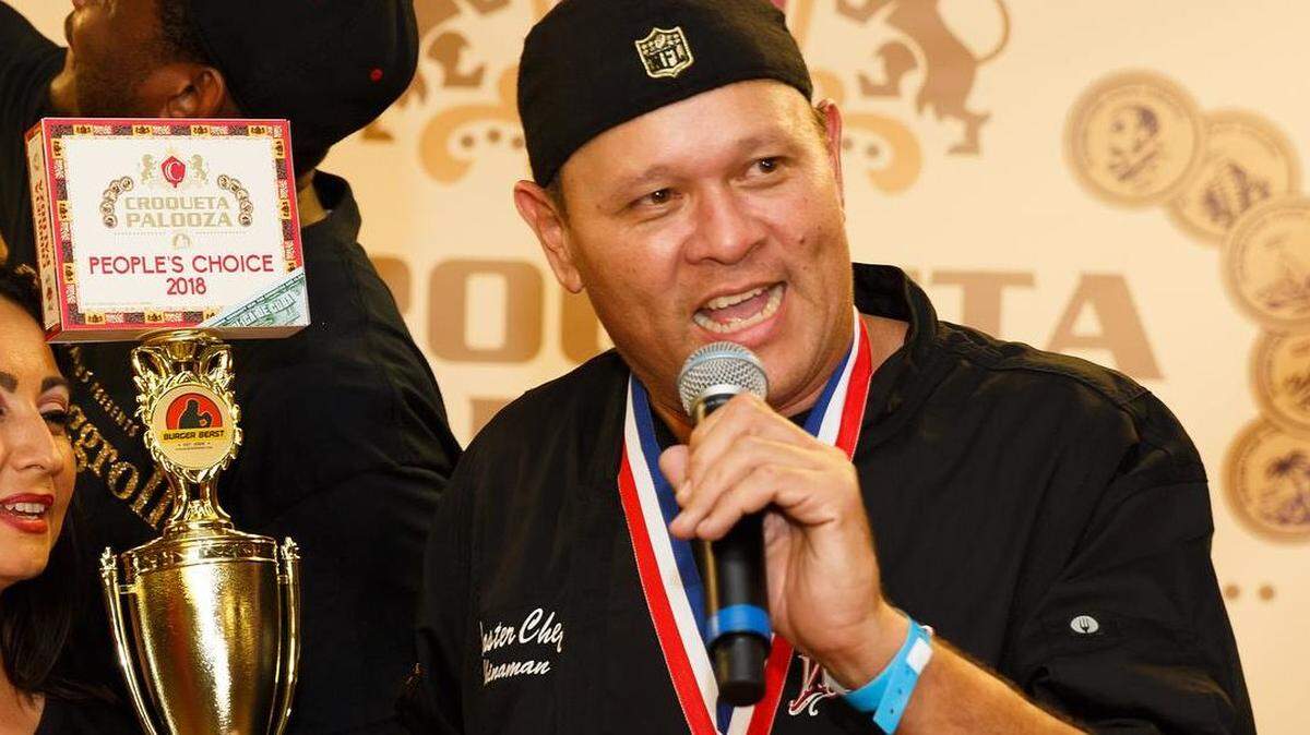 World Famous food truck owner Chris Brown won the People's Choice at Croquetapalooza 2018 with his CroquEggroll on Aug. 25.