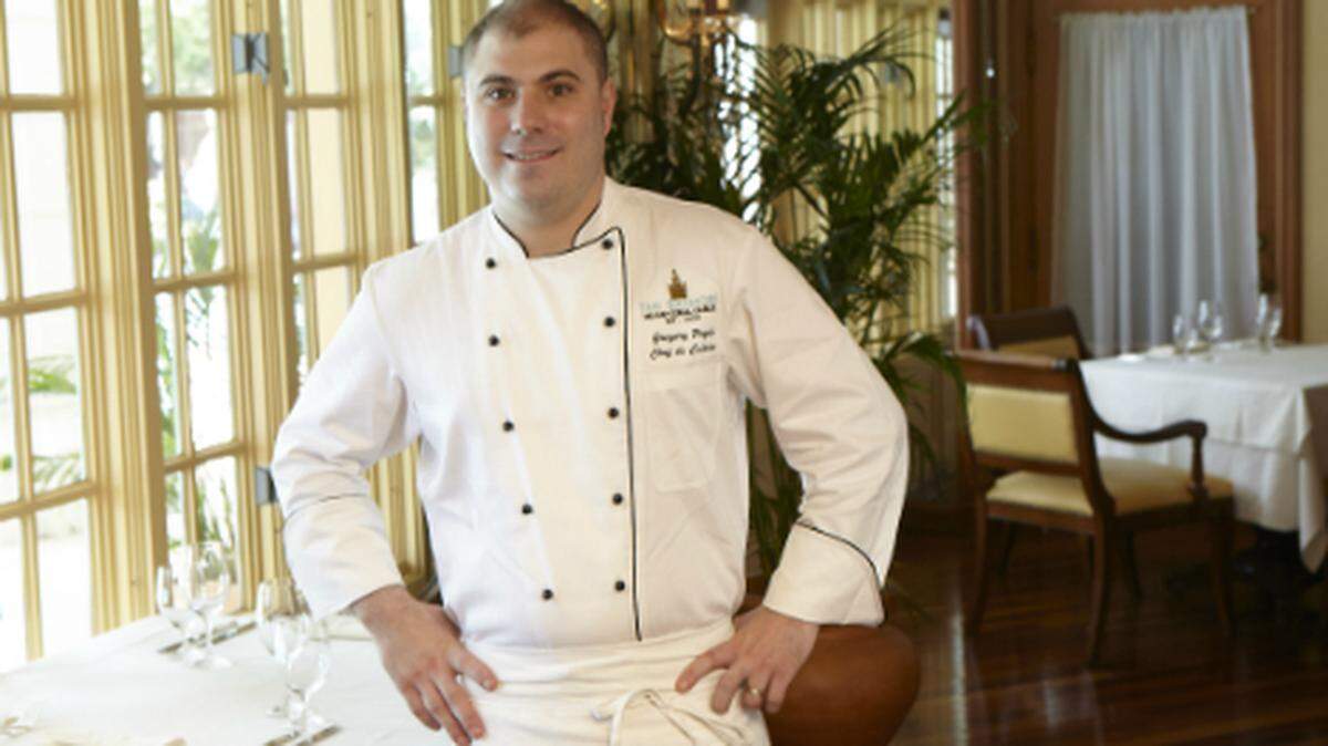 Chef Gregory Pugin of the Biltmore's Palme d'Or.
