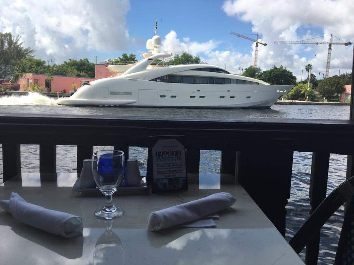 Waterfront view at Casablanca Seafood Bar &amp; Grill (Facebook)