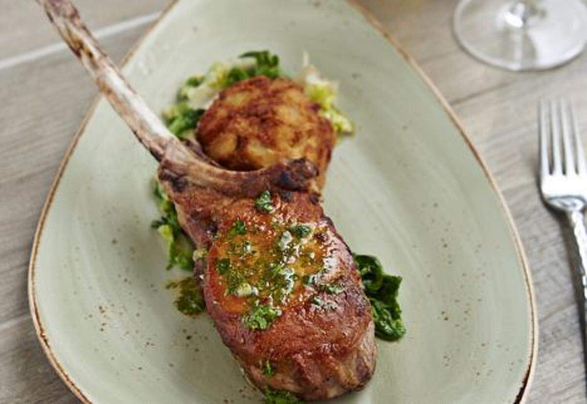 Pork Tomahawk Chop at Zest (Contributed)