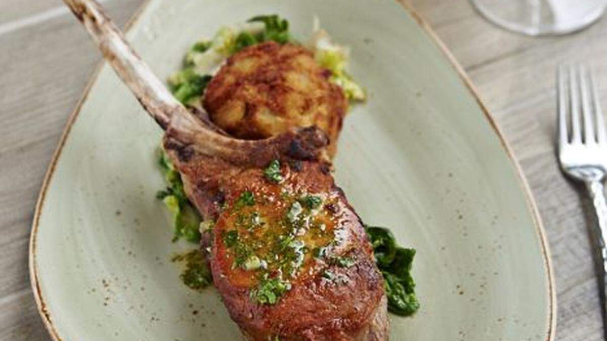 Pork Tomahawk Chop at Zest (Contributed)