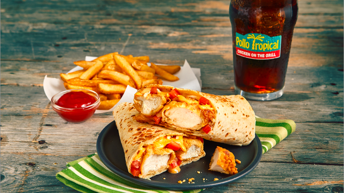 You can get a free wrap at Pollo Tropical - but only today.