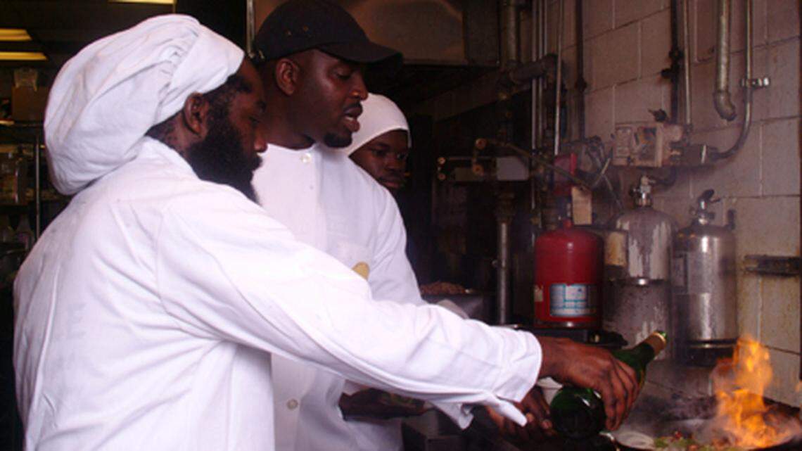 Chef Creole: cooking up good stuff.