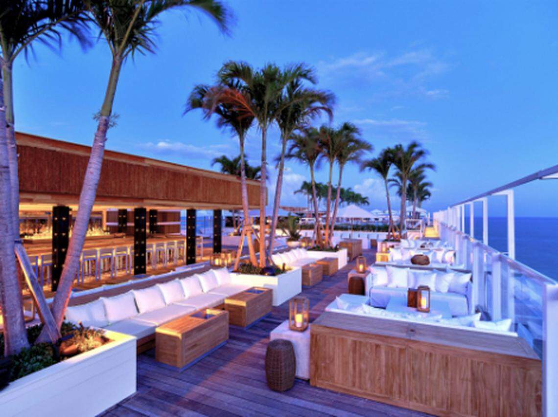 Detox and retox on the 1 Hotel rooftop in South Beach.