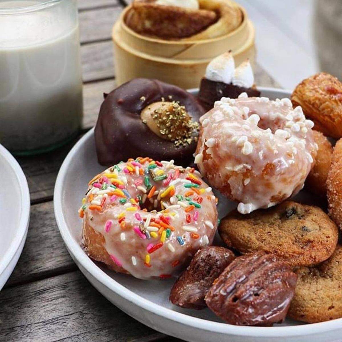 Pastries and doughnuts at Habitat brunch. (Facebook)