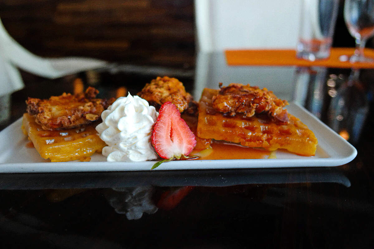 Chicken and waffles