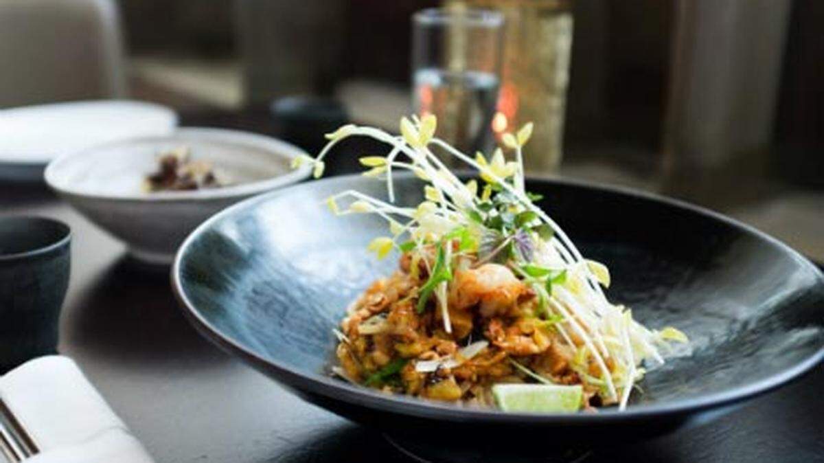 Pad Thai at Red Ginger in South Beach.