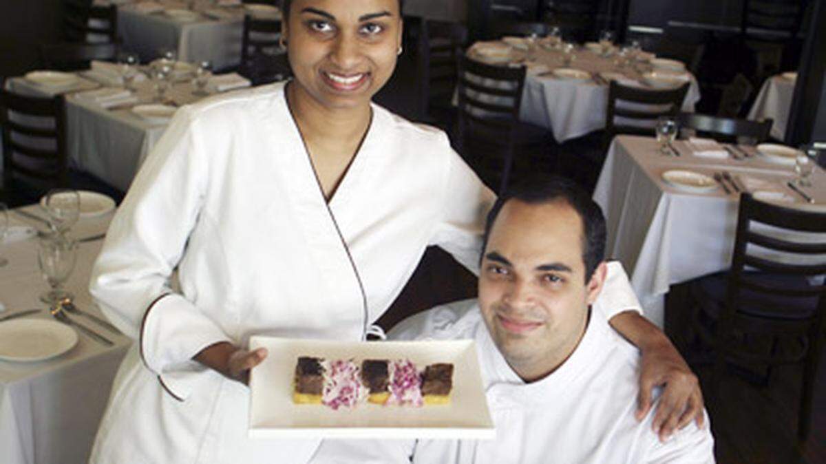 Vani Maharaj and her husband, Juan Mario Maza, have recently opened Alta Cocina. Photo: Roberto Koltun/Miami.com staff