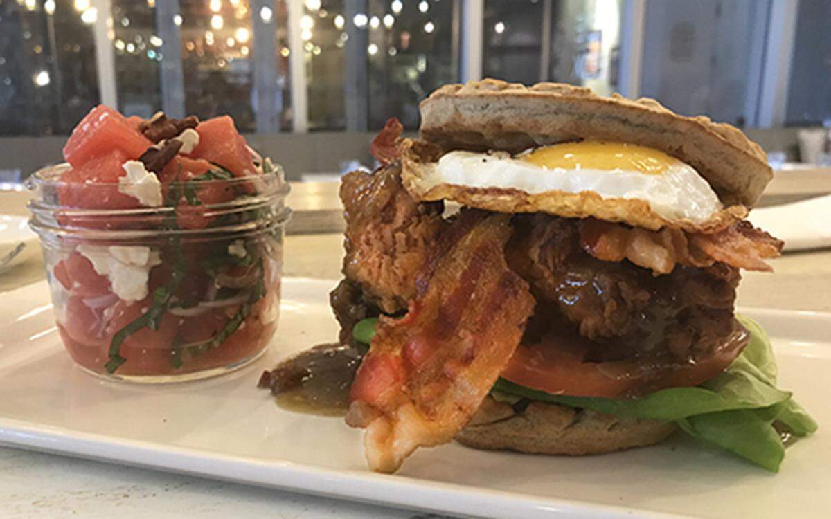 Chicken &amp; waffle BLT at Icebox Cafe. (Handout)