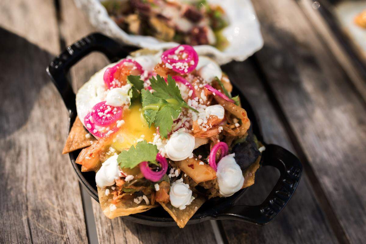 Chilaquiles at Habitat. (Handout)