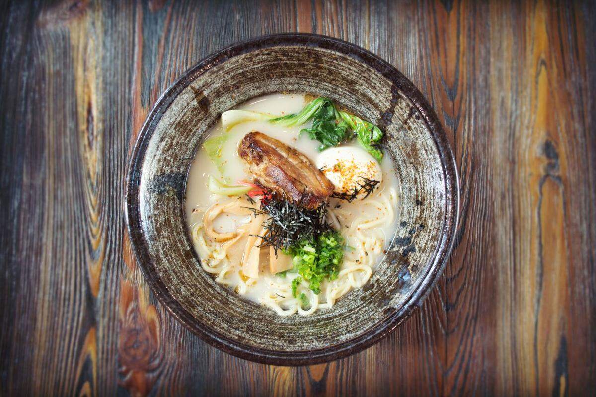 Tonkatsu ramen at Dragonfly in Doral