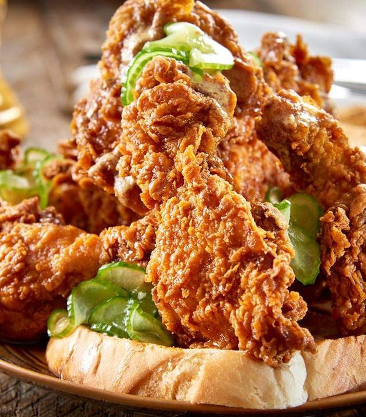 Get a big pile of hot chicken at Bird &amp; Bone during Miami Spice.