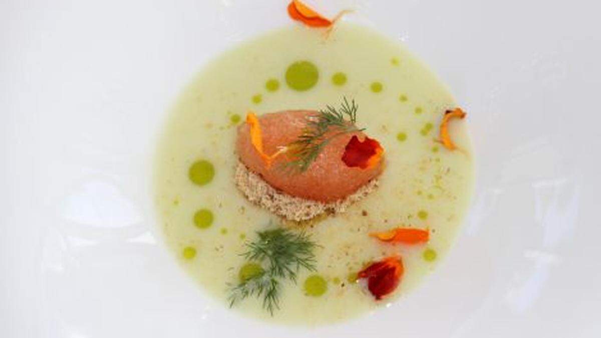 Cucumber gazpacho is a new item at the revamped Vagabond Kitchen and Bar (Handout)