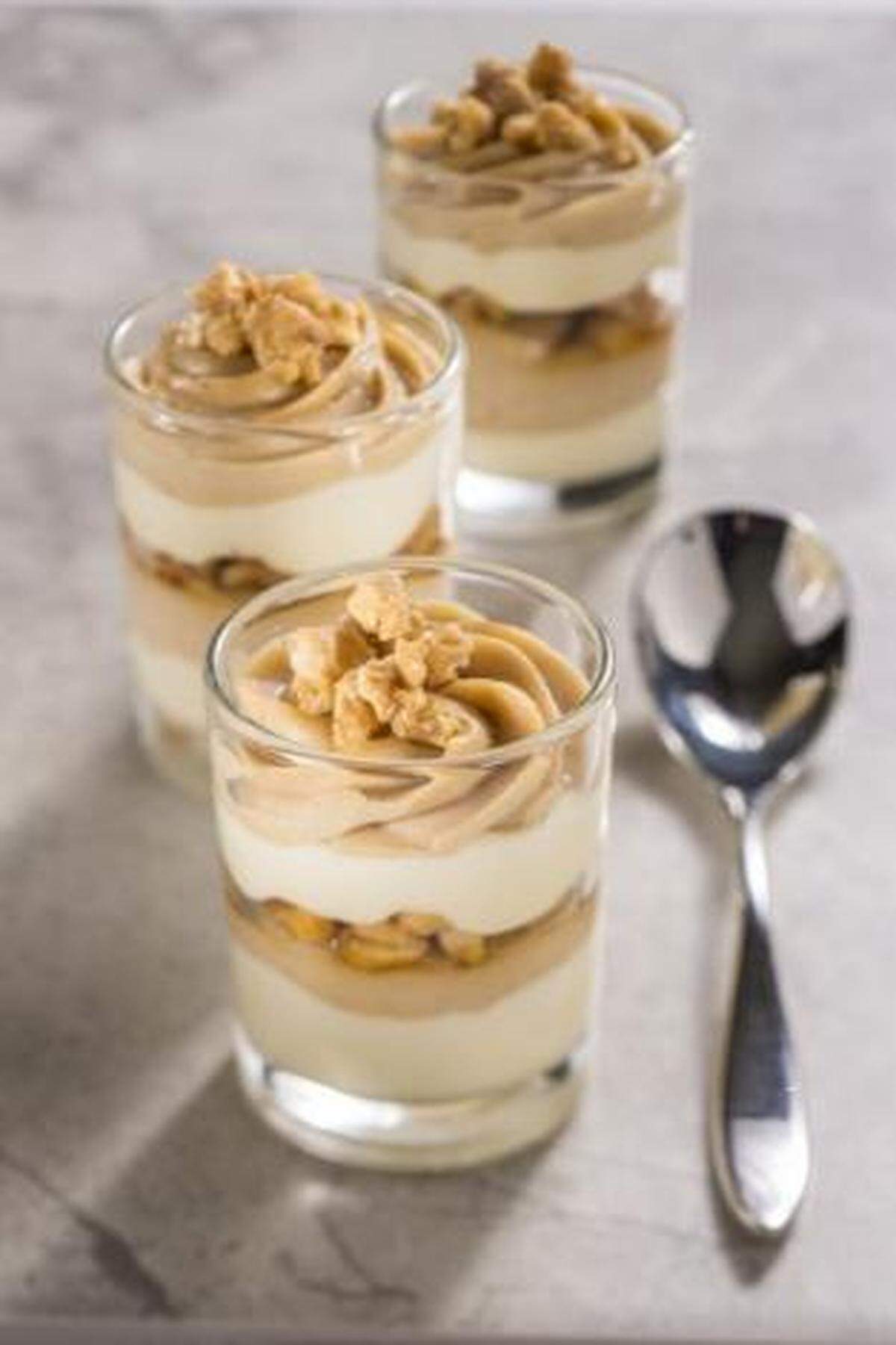 Peanut Butter and White Chocolate Mousse is among the chocolate confections