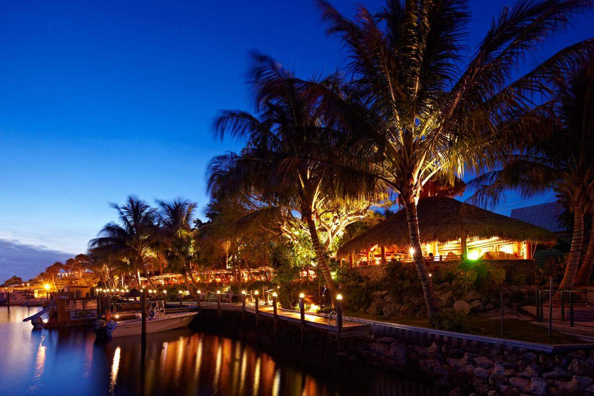 Guanabanas Waterfront dining has live music, food and views like this.