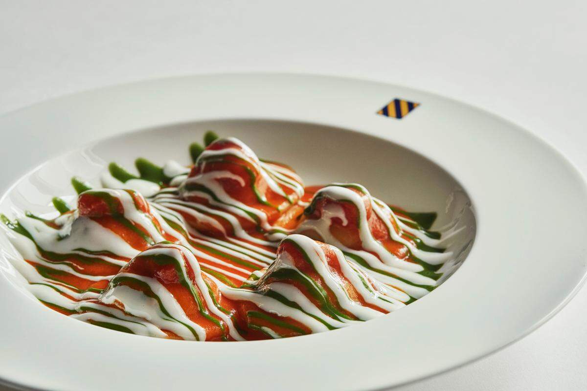 Ravioli caprese at Le Sirenuse. (Photo by Christian Horan Photography)