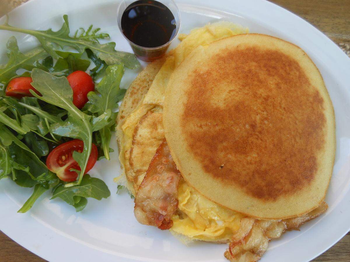 Pancake slider at Jelly Bakery