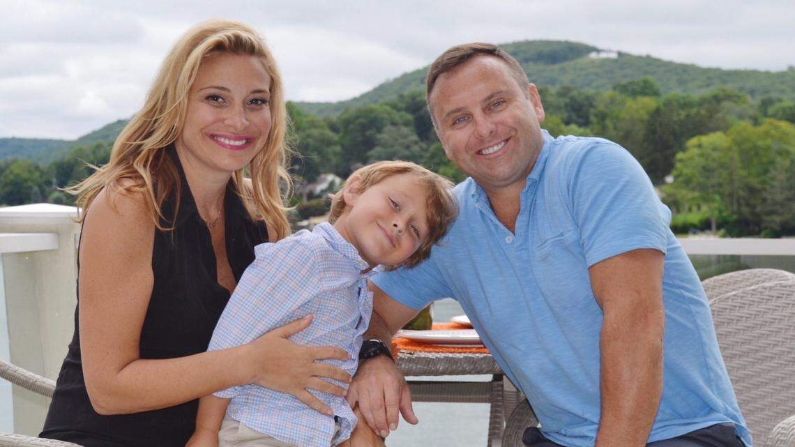 Donatella Arpaia, Dr. Stewart, and their son Alessandro