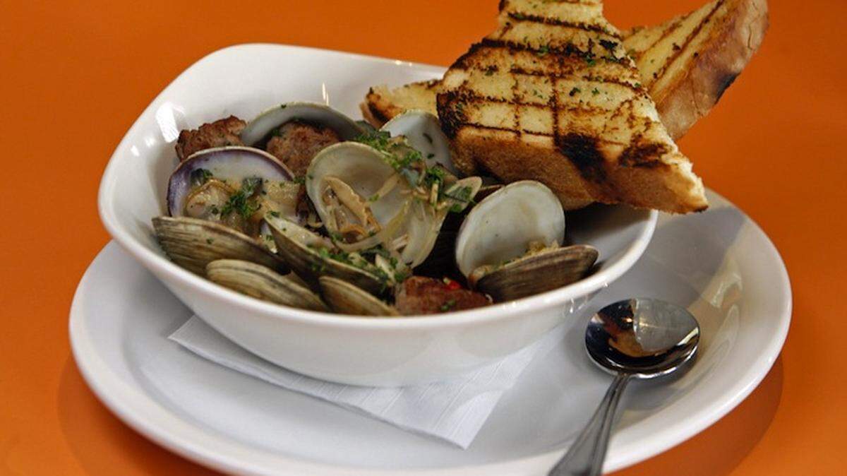 A  big bowl of Clams, Brats &amp; Beer is on the menu at The Foxy Brown restaurant at 723 E. Broward Blvd.