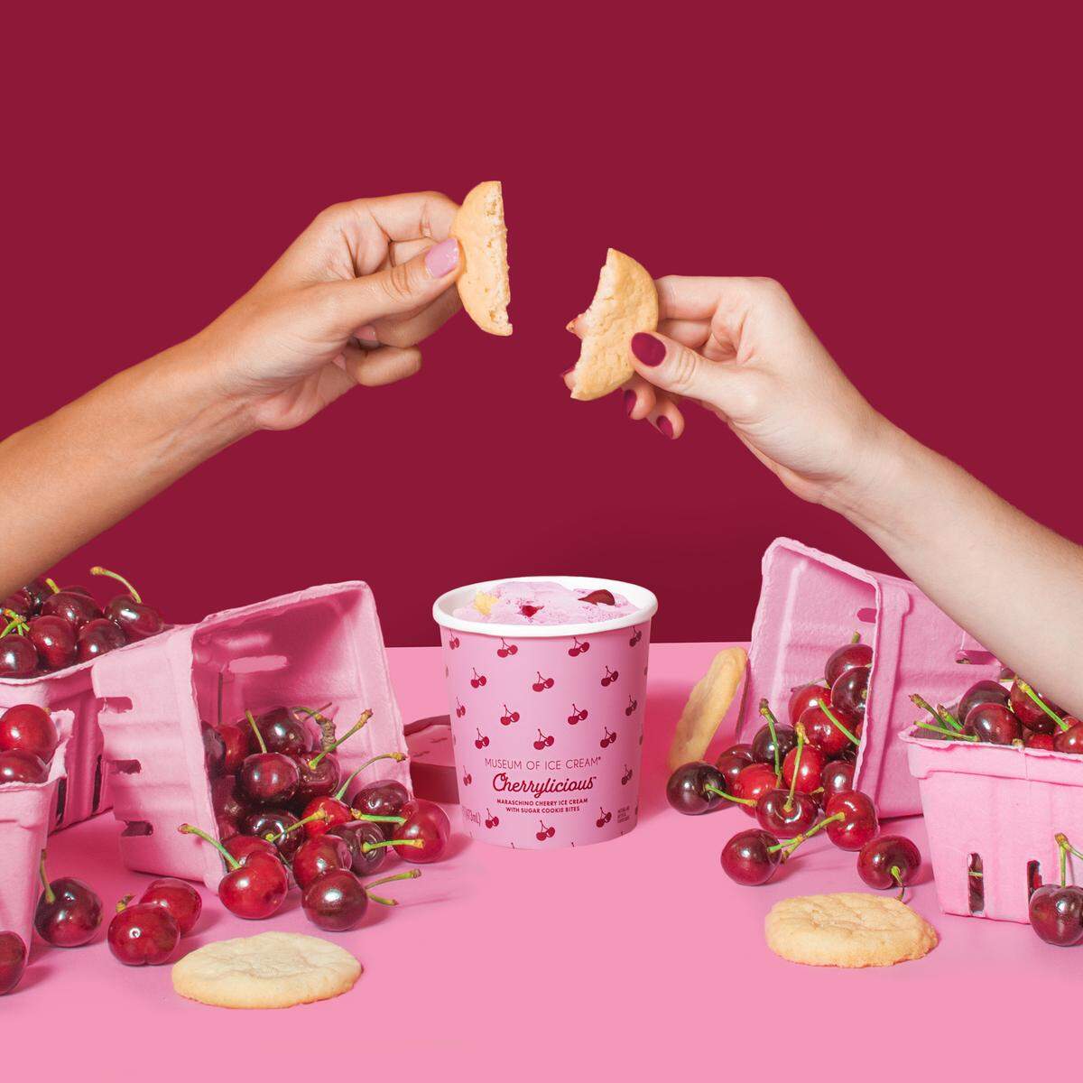 Cherrylicious is one of the new Museum of Ice Cream flavors coming to Target stores in July 2018.
