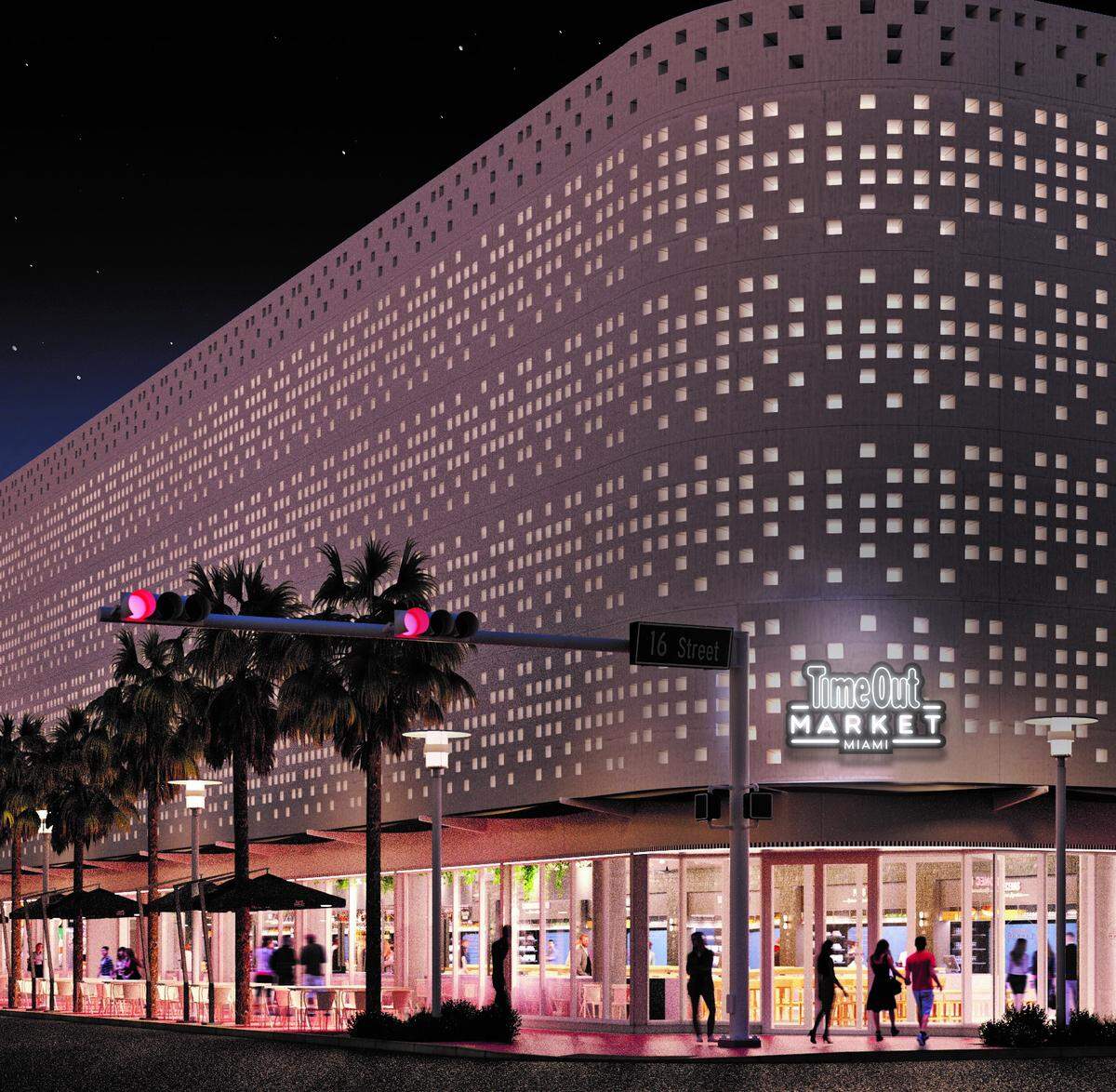 Time Out Market announced the first seven of 17 restaurants opening inside it's food hall, the first of several it plans to open in the United States.