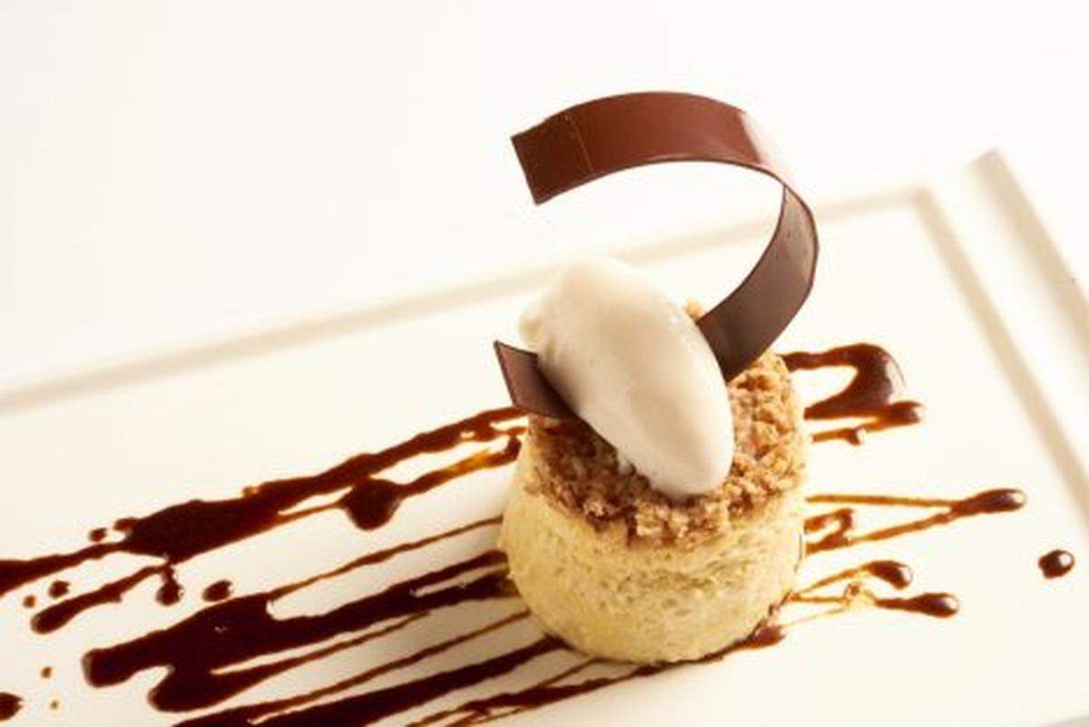 Banana cake at Diplomat Prime.