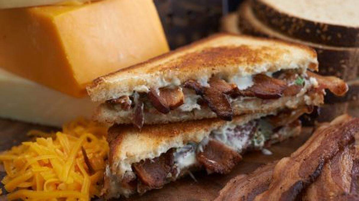 The Blue and Bacon grilled cheese with bacon is a Ms. Cheezious highlight (Contributed)