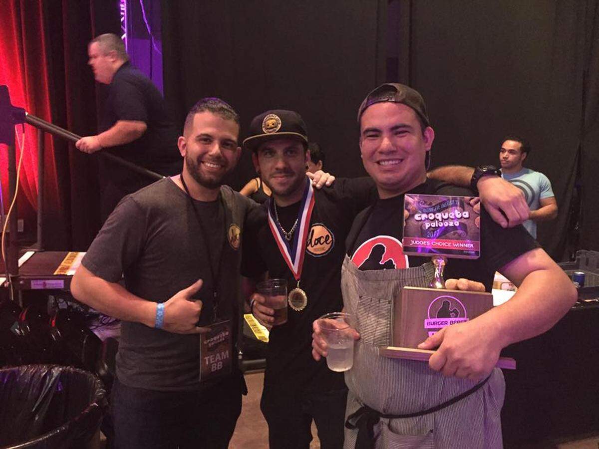The team from Doce Provisions in Little Havana was the Judges' Choice at Croquetapalooza.