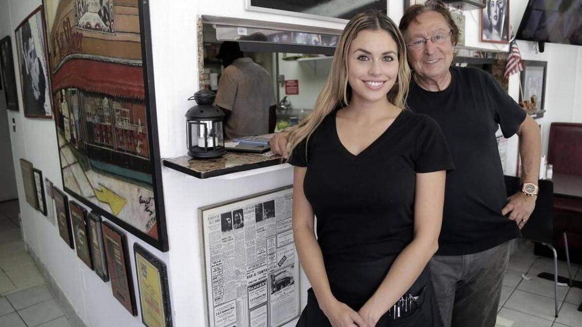 The S&S Diner, operating since 1938 and designated a national and Miami historic landmark, was shut down when the building it is in was sold and the tenants evicted. But it wasn't a completely sad ending. The restaurant's longtime manager, Maria Linares, and her daughter Monica (left), worked with the previous owner Simon Elbaz, to reopen the restaurant at a new location. They brought along their time capsule of photos and even the sign that was part of the facade.