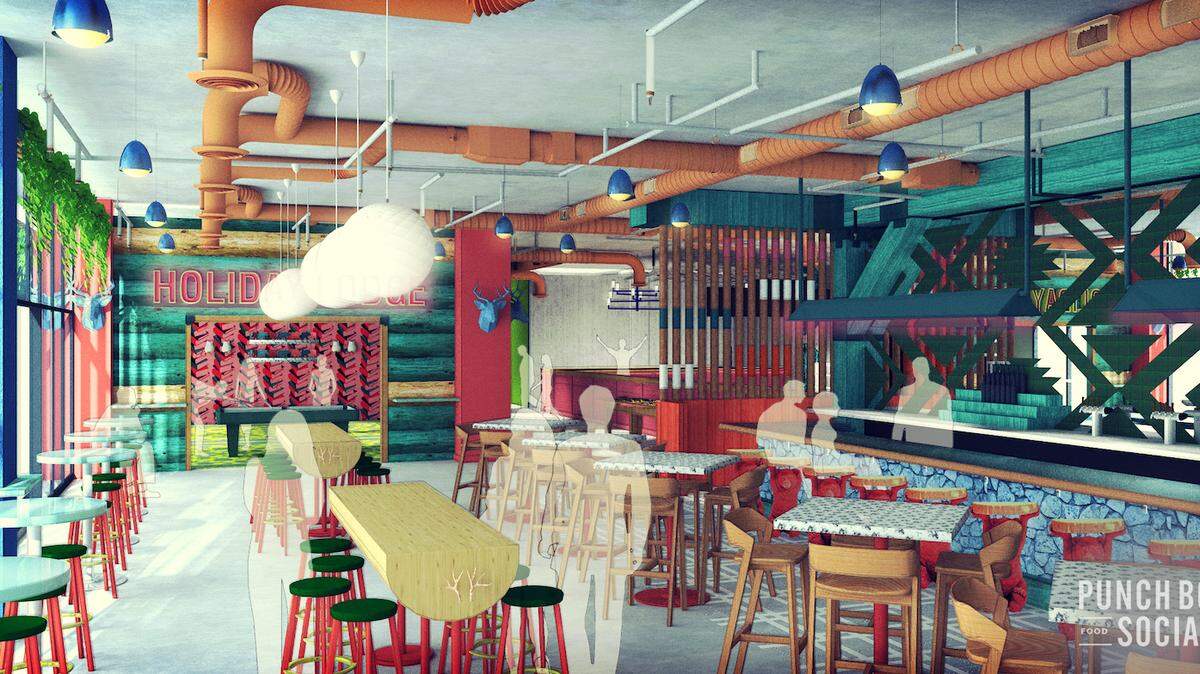Punch Bowl Social is a combination restaurant, bar and entertainment venue set to open in Wynwood in the summer of 2019.