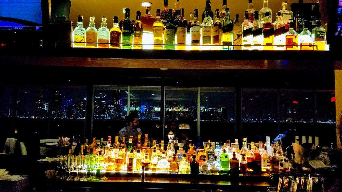 The view, the bar, the food -- this ain't your abuela's Rusty Pelican.