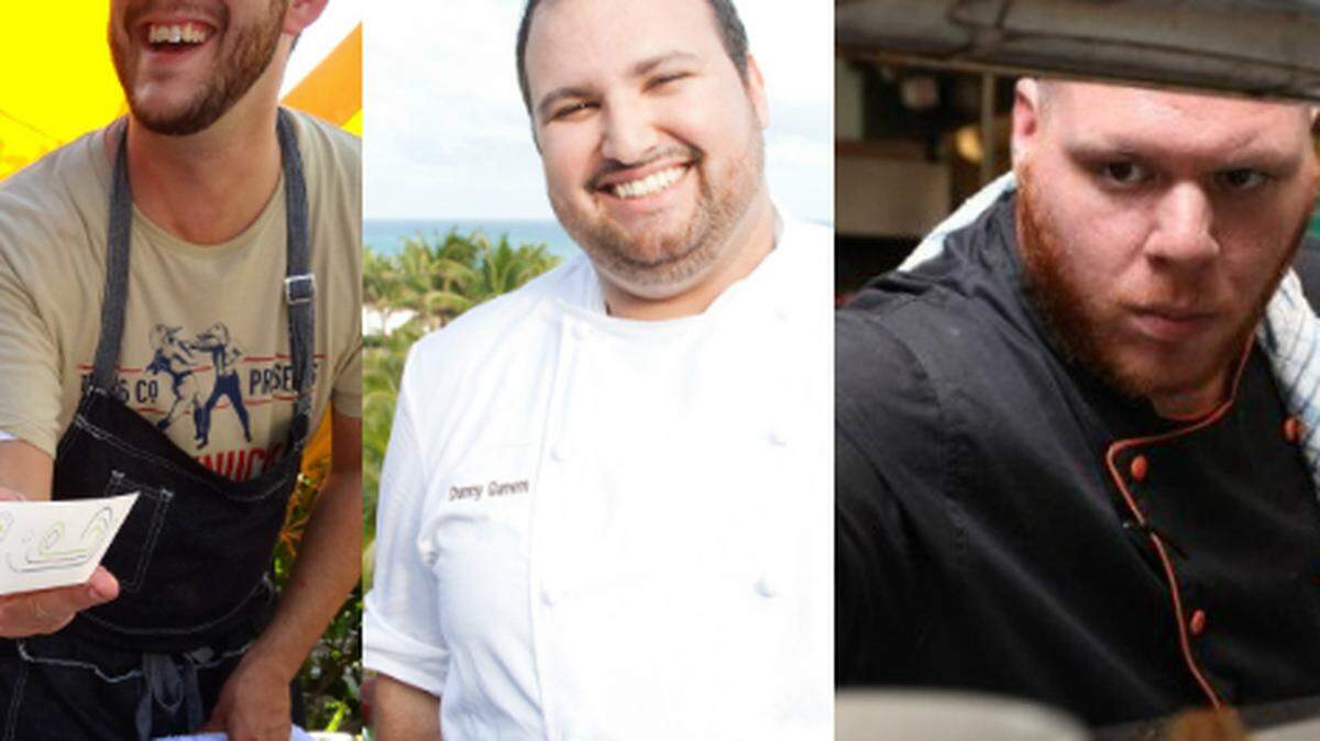 Chefs James Seyba, Danny Ganem and Mike Frischetti