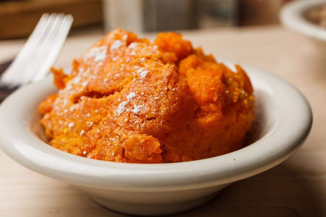 Carrot souffle is what the angels order as a side.