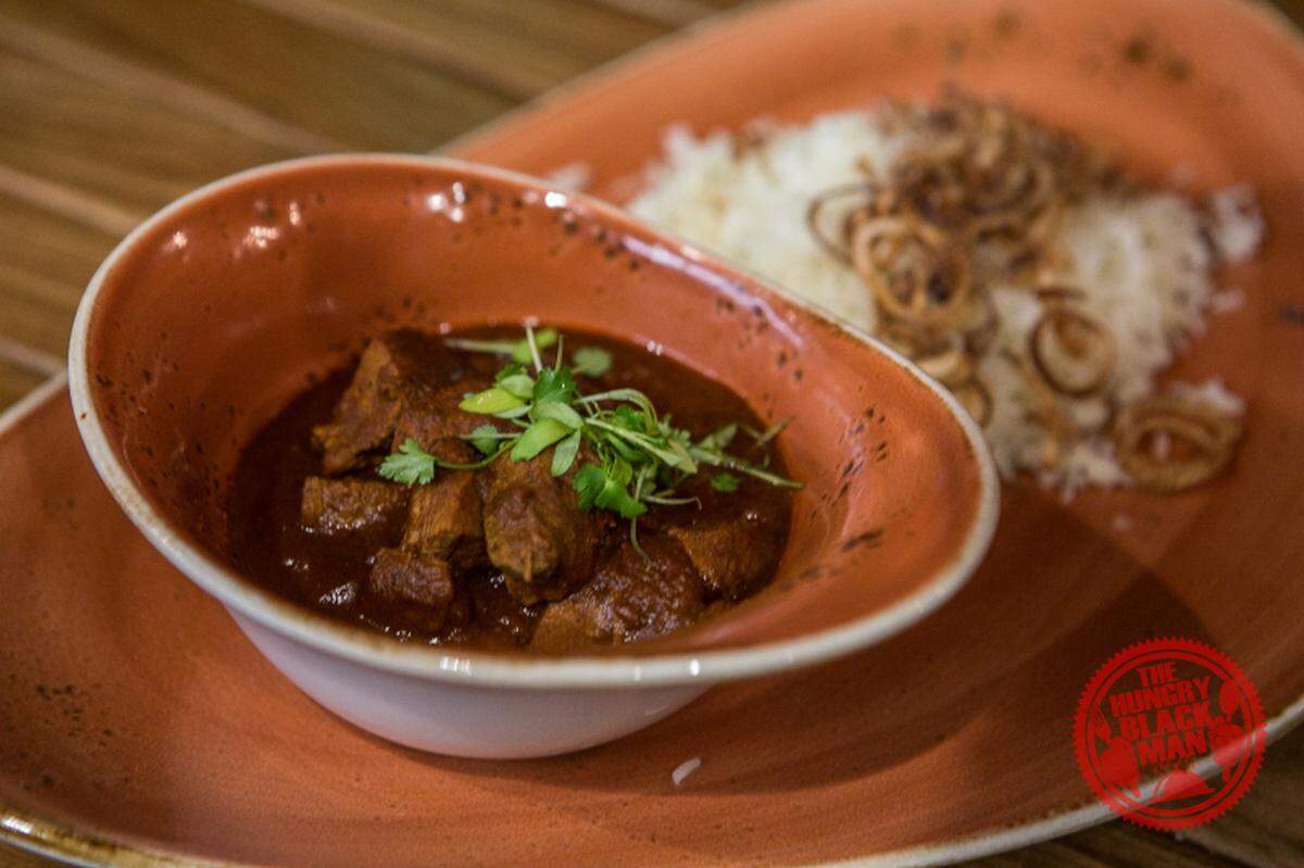 Angry Duck curry at Big Easy in Brickell.