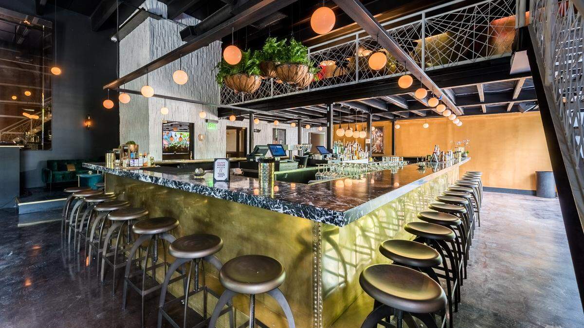 Interior of Cafeina in Wynwood.